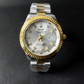 Rolx Date-Just Beige